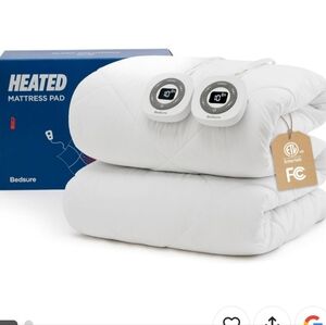 Bedsure Heated Mattress Pad Twin XL- Bed Warmer with Memory & Preheat Functions,